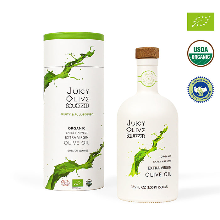 Fruity & Full-Bodied | Organic Early Harvest Extra Virgin Olive Oil | 500 Ml Bottle | Acidity ≤0.2%
