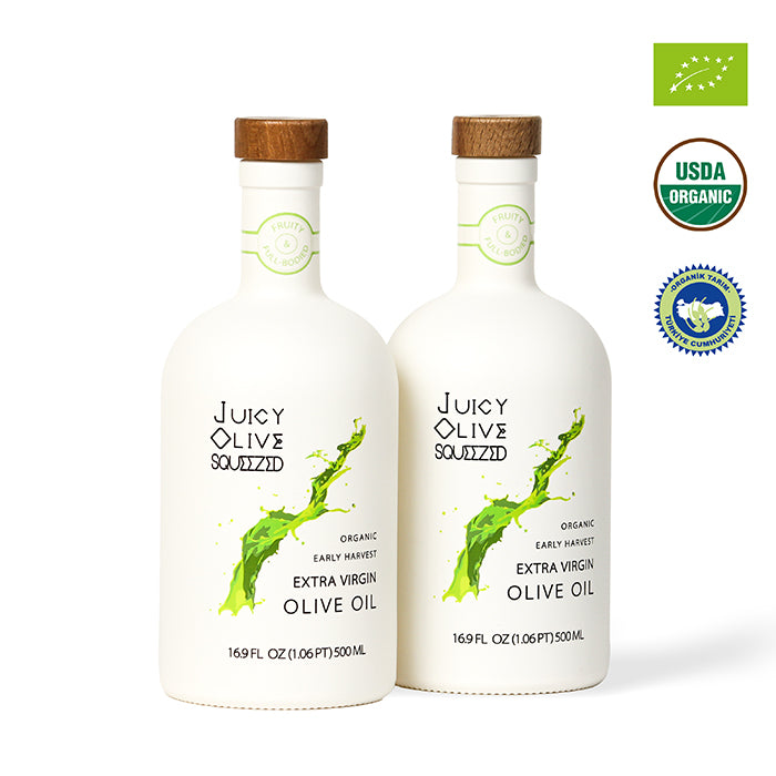 Fruity & Full-Bodied | Organic Early Harvest Extra Virgin Olive Oil | 500 Ml Bottle | Acidity ≤0.2%