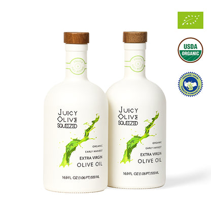 Fruity & Full-Bodied | Organic Early Harvest Extra Virgin Olive Oil | 500 Ml Bottle | Acidity ≤0.2%