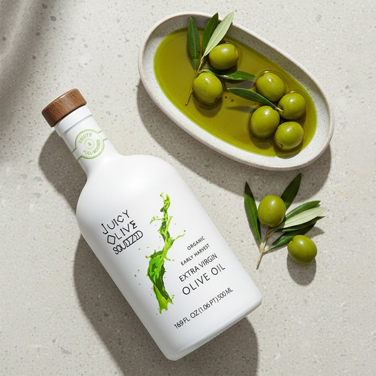 Fruity & Full-Bodied | Organic Early Harvest Extra Virgin Olive Oil | 500 Ml Bottle | Acidity ≤0.2%