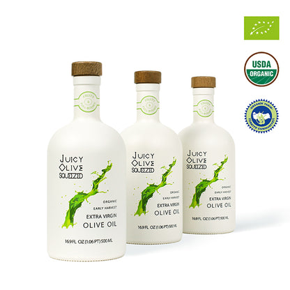 Fruity & Full-Bodied | Organic Early Harvest Extra Virgin Olive Oil | 500 Ml Bottle | Acidity ≤0.2%