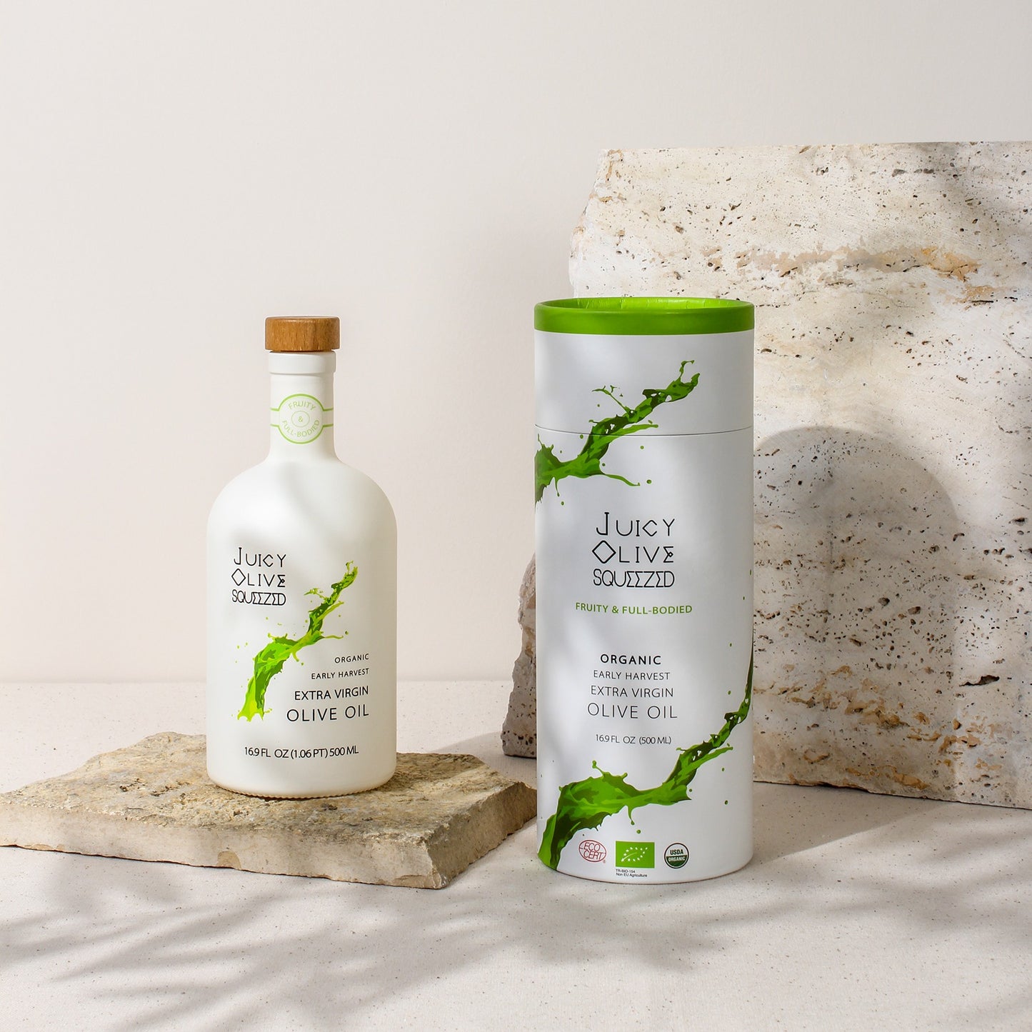 Fruity & Full-Bodied | Organic Early Harvest Extra Virgin Olive Oil | 500 Ml Bottle | Acidity ≤0.2%