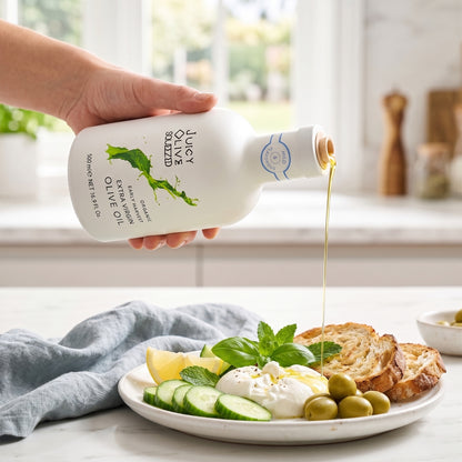 Mild & Flavorous | Organic Early Harvest Extra Virgin Olive Oil | 500 Ml Bottle | Acidity ≤0.3%